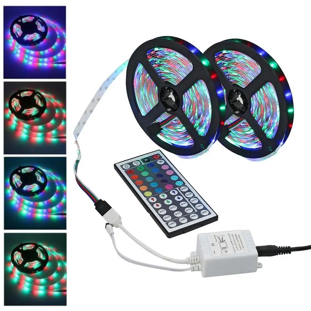 Светильник ная лента RGB 5050 SMD 2835 гибкая светодиодная та 20 м 12 В постоянного тока 60