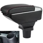 Для VW UP подлокотник коробка центральный магазин содержимое коробка продукты интерьер подлокотник для хранения автомобиля-Стайлинг Аксессуары части 2009-2018