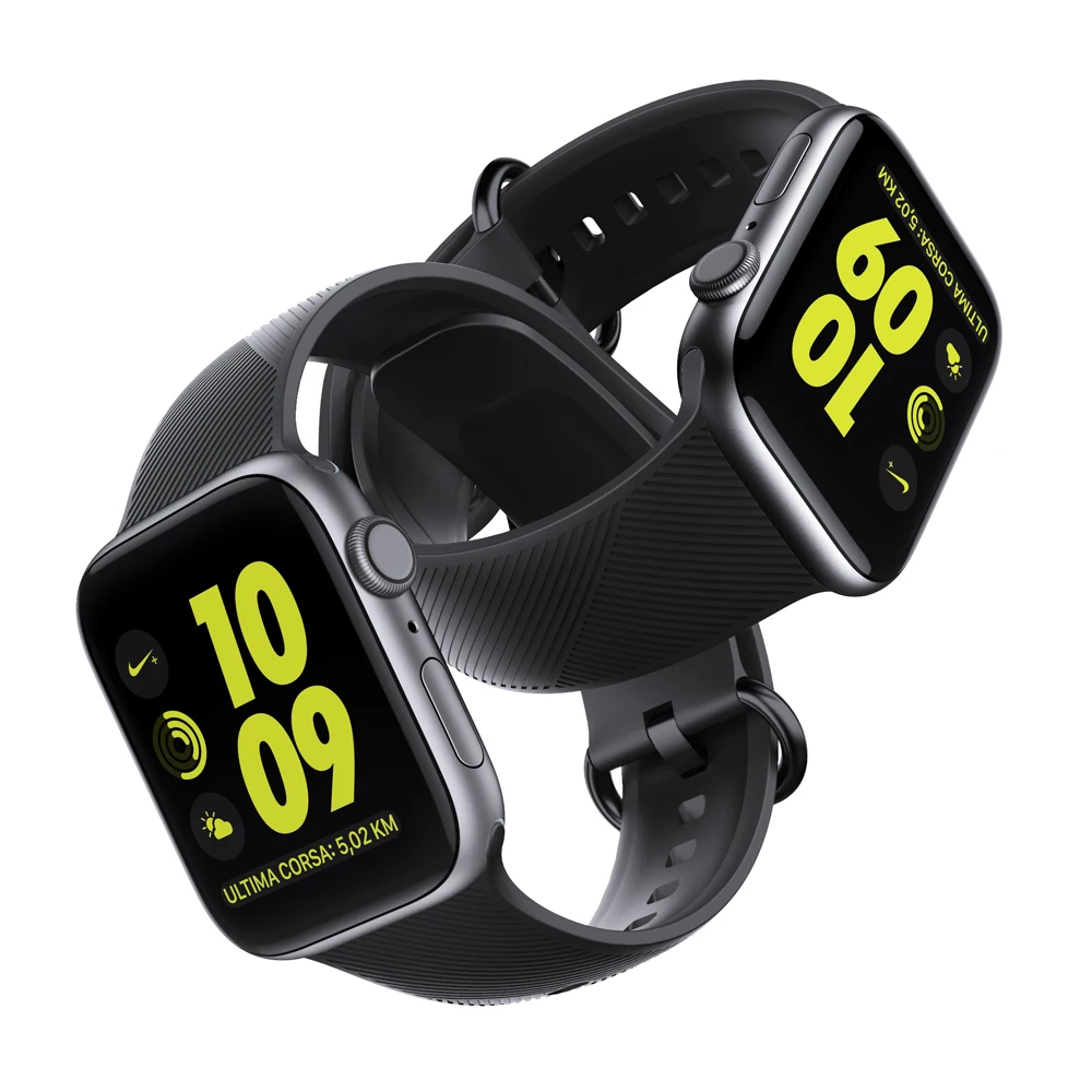 2019 новый для серии 4 ремешок наручных часов Apple Watch версии 5 силиконовый 44 мм 40 iWatch