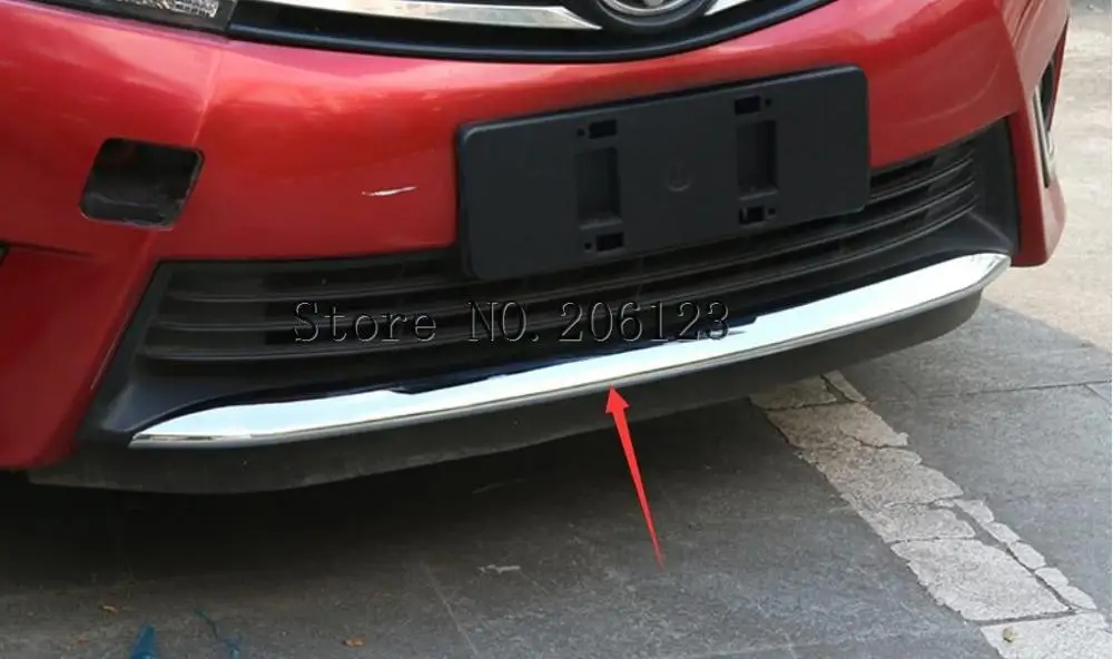 Для Toyota Corolla Altis 2014 2015 2016 Автомобильная крышка бампер двигателя ABS хромированные