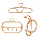 Вешалка из ротанга эко-вешалка для одежды Очаровательная Детская комната Декор одежды Вешалки Организатор одежды сушильные стойки