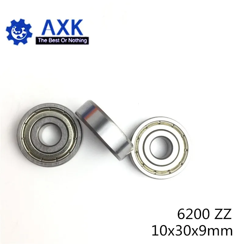 6200ZZ подшипник 10*30*9 мм ABEC-3(8 шт) для вакуумов глубокий паз 6200 Z zz, шариковые подшипники 6200Z