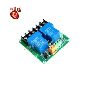 2 channel 30A high and low level trigger relay module 5V intelligent home PLC automatic control SLA-