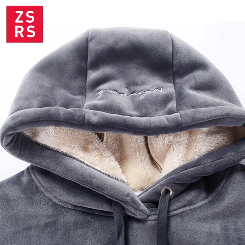 Zsrs, спортивный костюм, женский спортивный костюм, женский комплект 2 шт., Осень-зима, женская одежда, повседневная толстовка с капюшоном, пальто размера плюс 2XL