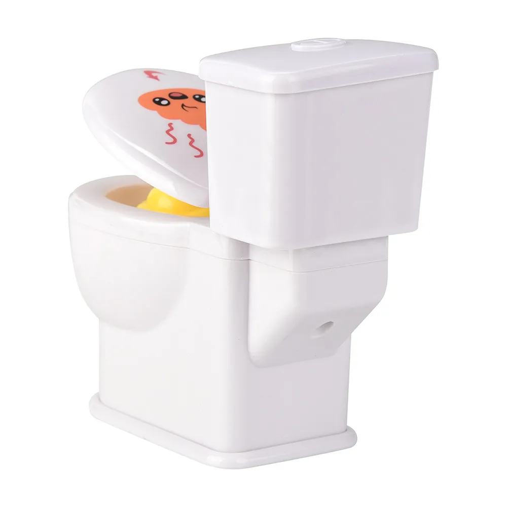 Мини смешной шалость брызги воды Туалет унитаз шутка кляп игрушка Настольный