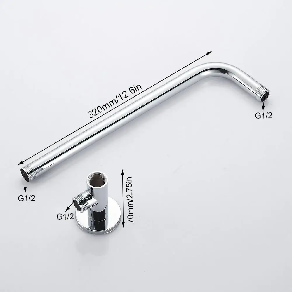 

Round & Square Stainless Steel Showerhead Rainfall Shower Head Rain Shower Chrome high pressure chuveiro bath faucet ducha