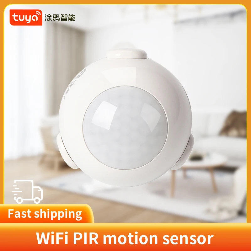 

Tuya WiFi Human Infrared Sensor Smart Draadloze Passief Infrarood Detector Detectie Hoek Beveiliging Inbraakalarm Tuya Sensor