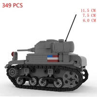 hot military ww2 technical us army m3 stirling tank m5 howitzers motor carriage vehicles war building blocks weapons bricks toys
