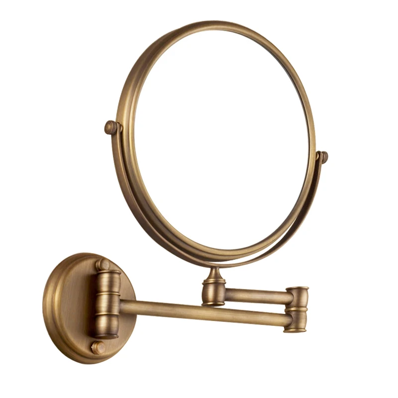 Туалетное зеркало настенное 8 дюймов Латунное античное бронзовое 3X/1X