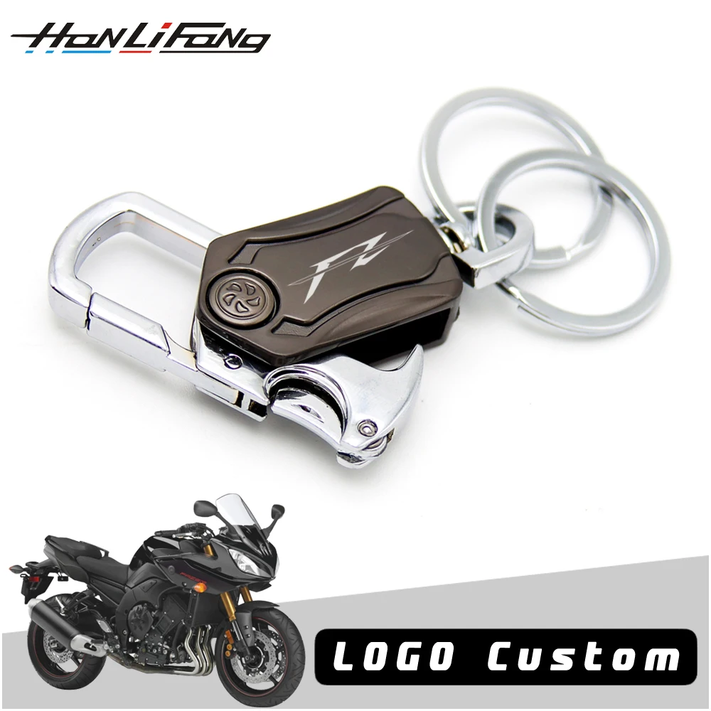 

For Yamaha Motorcycle Keychain FZ1 FZ6 FZ8 FZ07 FZ09 FZ16 Fazer FZ6N FZ6R Multi-Function Keyring Lettering Emblems Moto Keychain