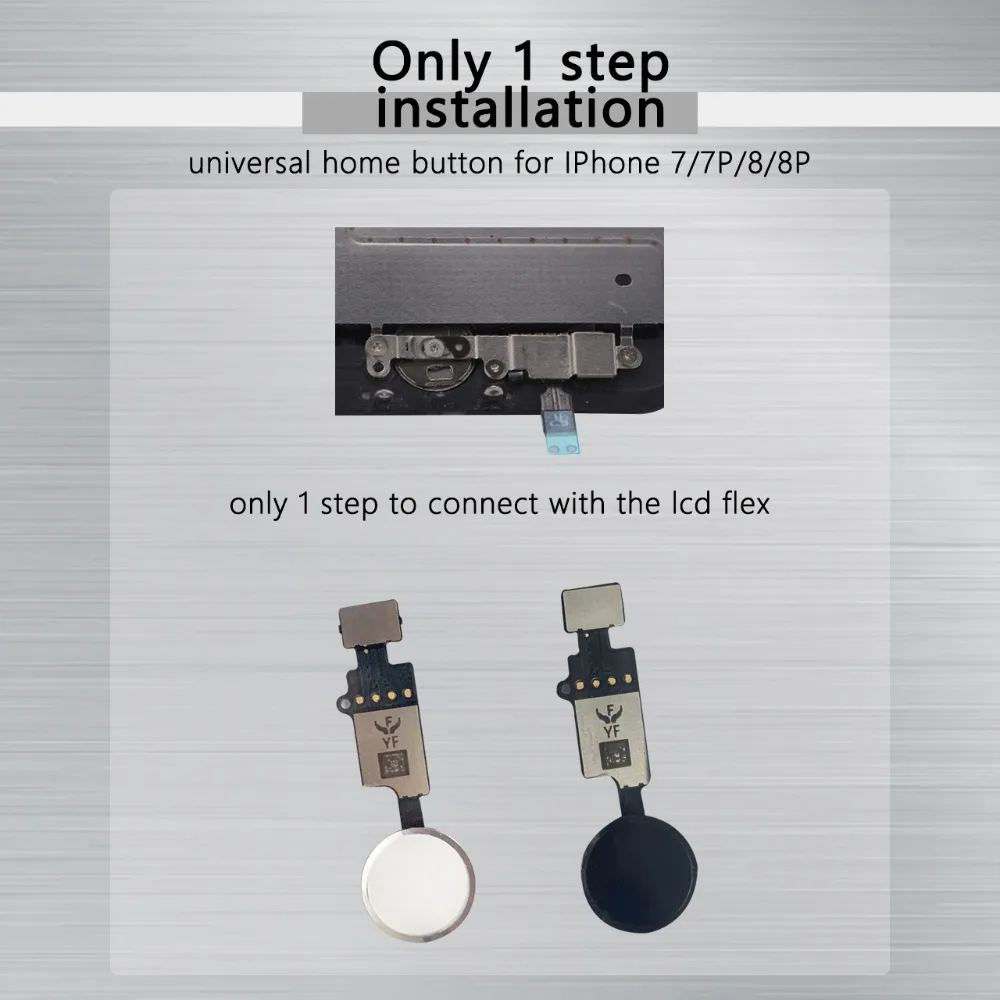 Универсальная кнопка «домой» 3-го поколения для iPhone 7 7 plus 8 8 plus гибкий кабель для восстановления обычных функций возврата кнопки «домой»