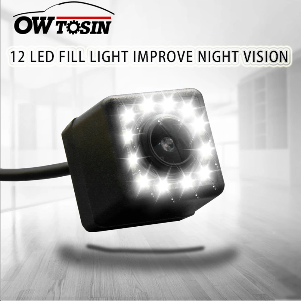 12 LED light Car Rear View Camera For Kia Optima K5 Cerato K3 Hyundai i40 Sedan Parking Reverse Waterproof Night | Автомобили и
