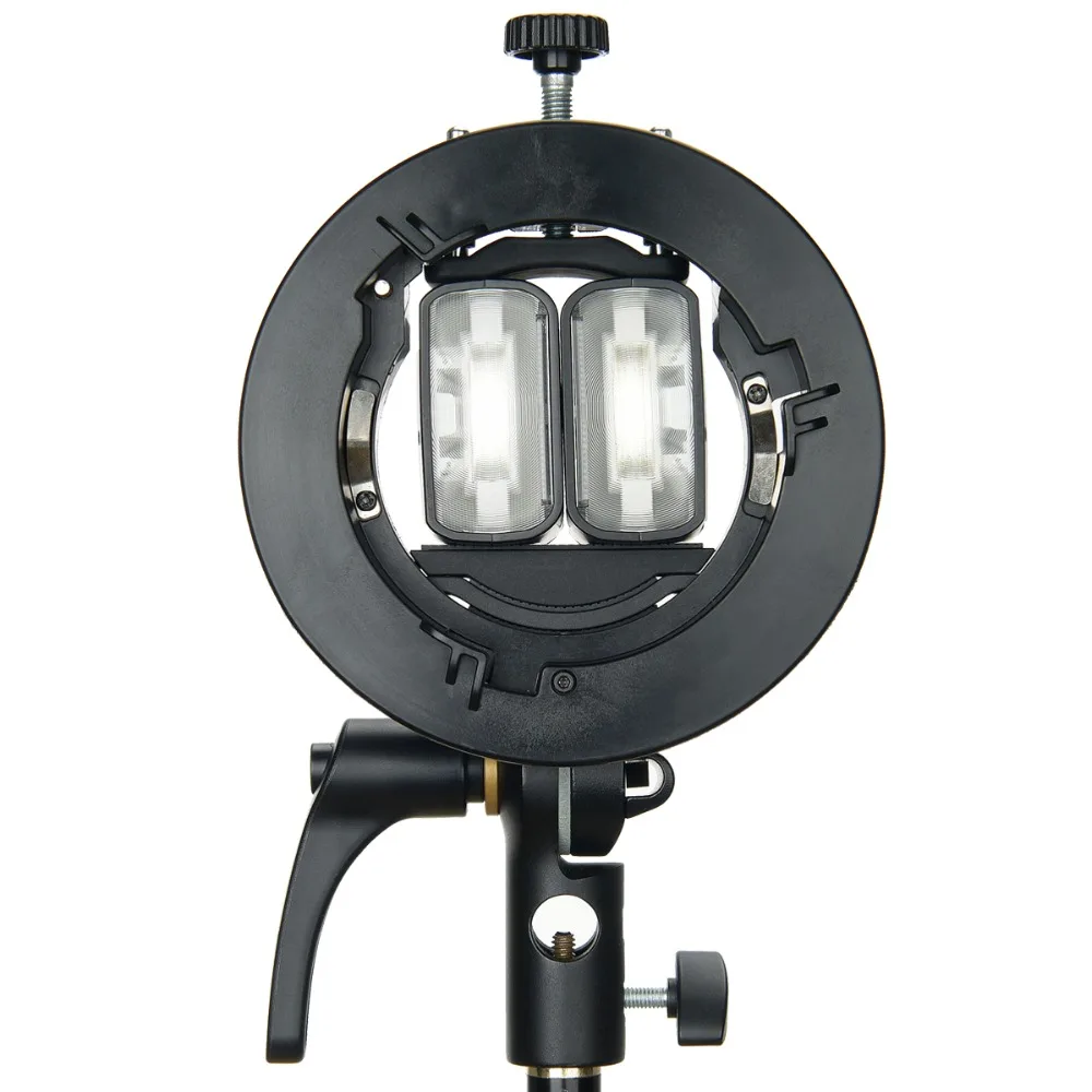 Godox S2 Speedlite Flash Holder Bracket+ Softbox with Bowens Mount for Canon Nikin Godox V1 TT685 V860II AD200 AD400PRO Flash