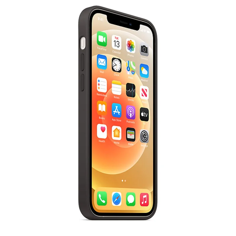

Liquid Silicone Case iPhone 12 Mini 12 Pro MAX Protective Back Cover With Magsafe Animation Cases Capa