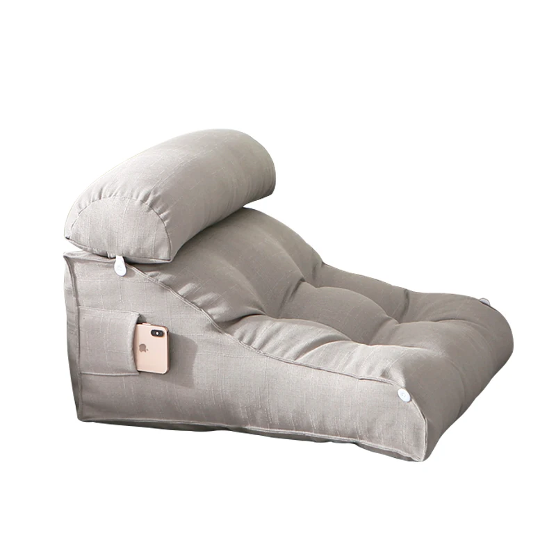 Nordic Solid Color Cushions Home Decor Bed Pillow Triangle Sofa Cushion Office Meditation Chair Backrest Cojines Gift FK026 | Дом и сад