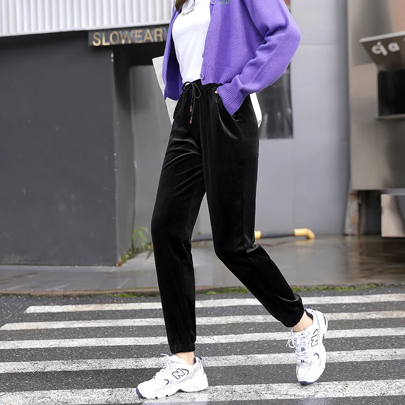 

Зимние брюки, повседневные теплые флисовые леггинсы с высокой талией, Женские однотонные леггинсы, удобные, сохраняют тепло