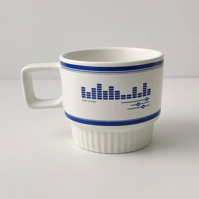 

Nordic Unique Mug Couple Cute Coffee Ceramic Reusable Creative Milk Mug Smoothie Office Filizanki Do Kawy Tableware DE50MK