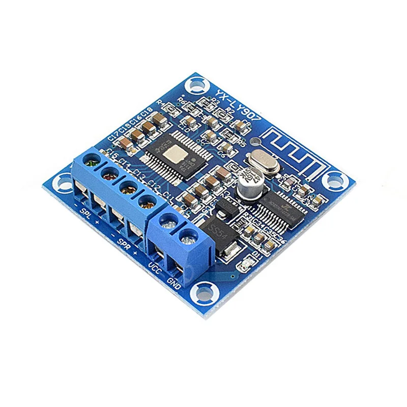 Мини 2x50 Вт DC 12 24 В TPA3116D2 Bluetooth Класс D аудио стерео цифровой усилитель панель
