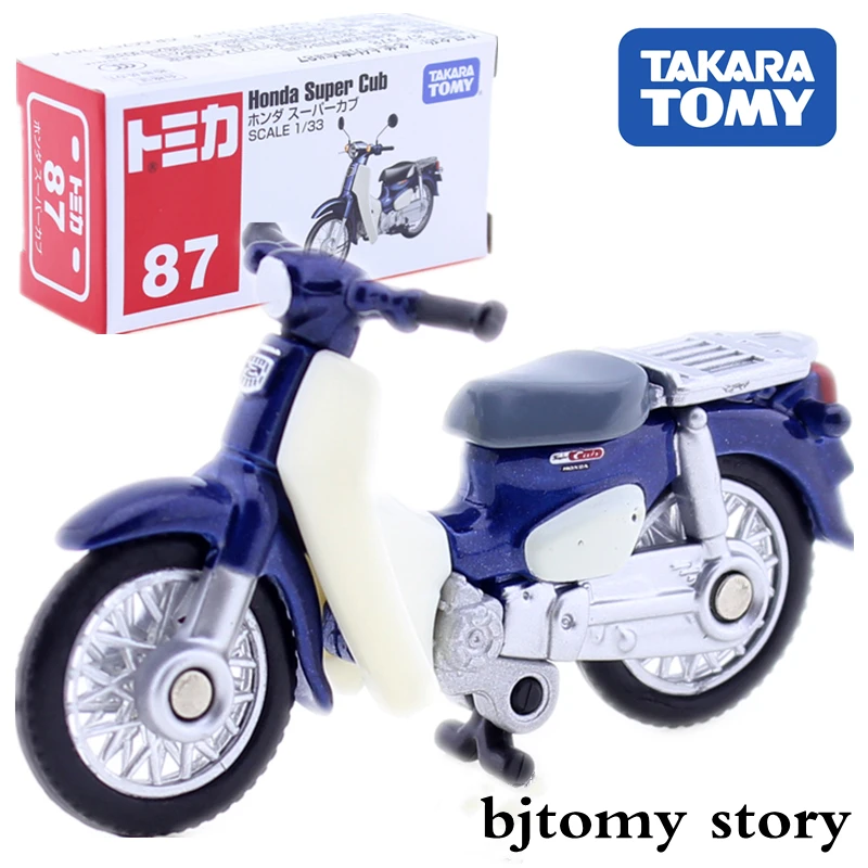 

Takara Tomy Tomica No. 87 Honda Super Cub Motorcycle Mould Scale 1:33 Diecast Metal Car Vehicle Model KitCollection Toys