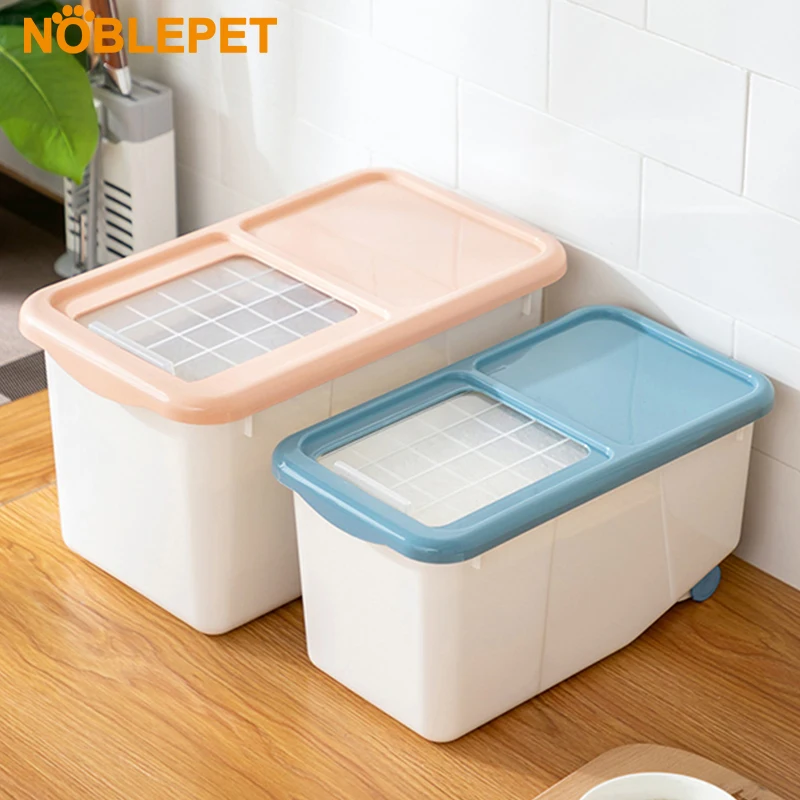 Noblepet Раздвижной Тип Pet пищевой баррель Герметичный Сухой корм для животных