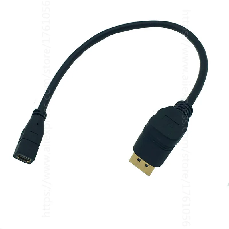 Кабель-адаптер для видеосъемки папа в мини-DisplayPort с прямым углом 90 градусов-от M/F DP
