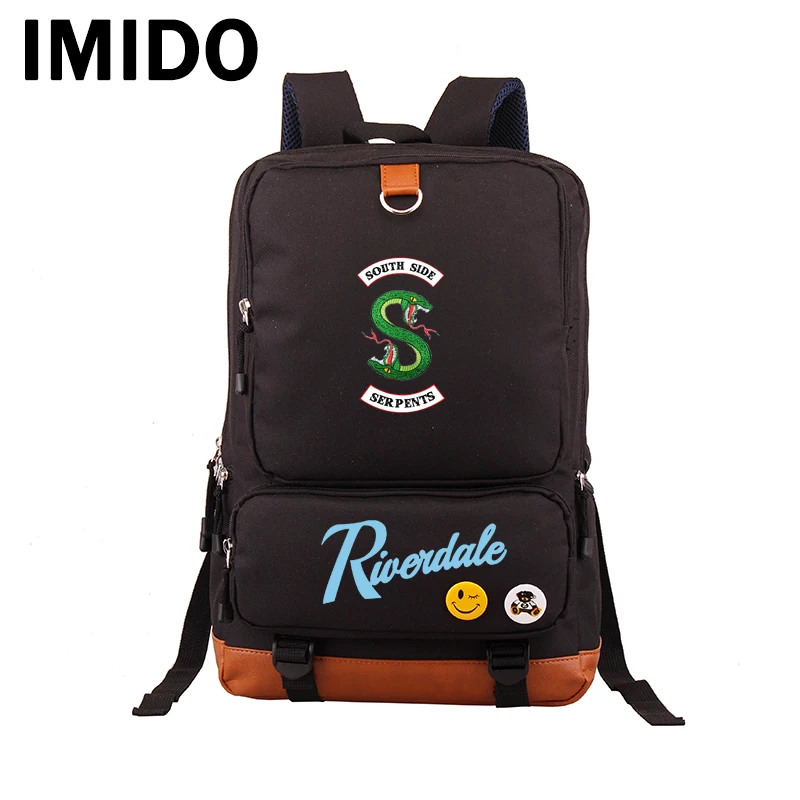 IMIDO ривердейл рюкзак для студентов школьная сумка &quotюжная сторона змеи&quot