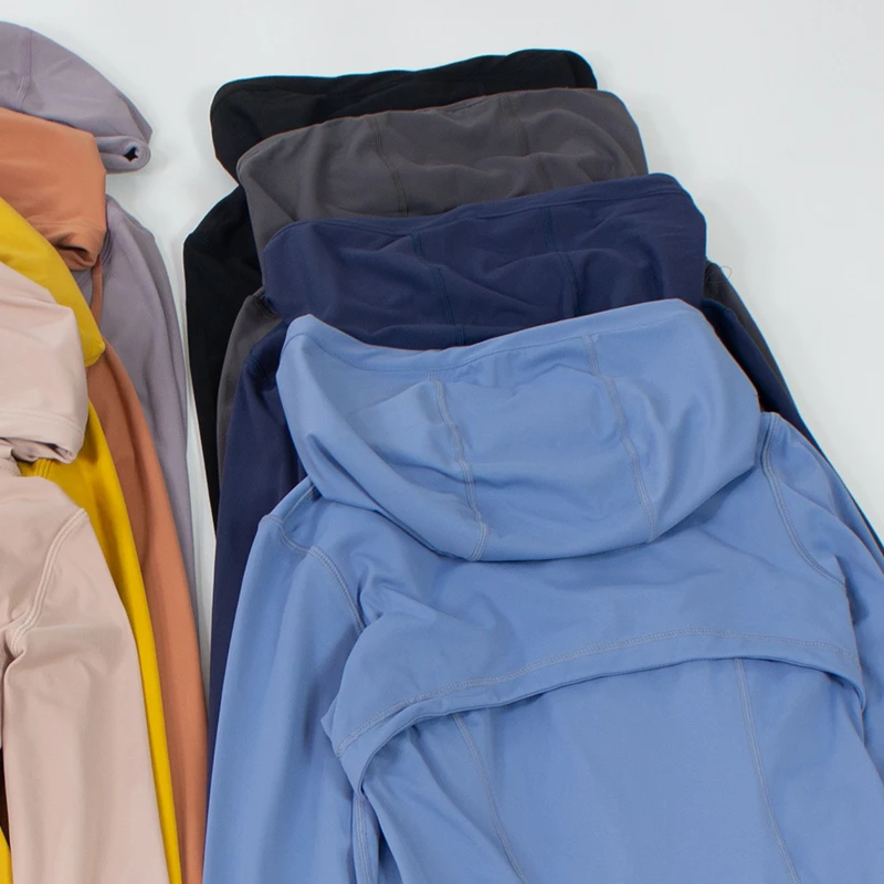 Fitness Running Street Autumn  Winter Women Yoga Jackets Hoodies Long Sleeve Sports Night Run Yoga Cardigan Hoodies Tops