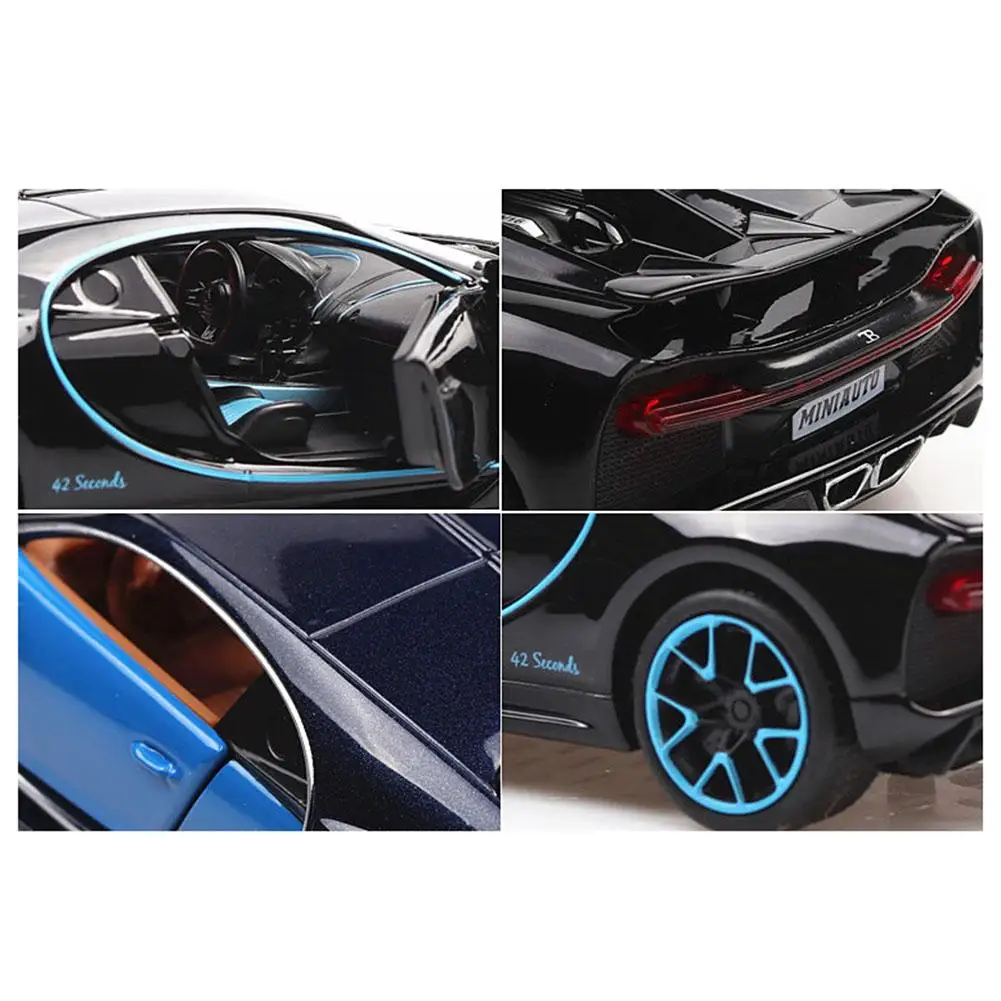 1:32 моделирование Bugatti Chiron Коллекция Модель сплава игрушечных автомобилей Diecast