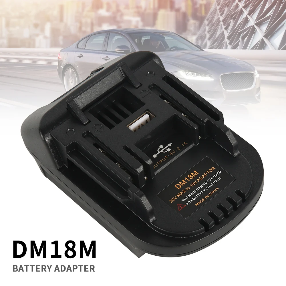 1 шт. USB Батарея адаптер конвертер для Милуоки M18 18V ионно-литиевая V18 Li-Ion батареи