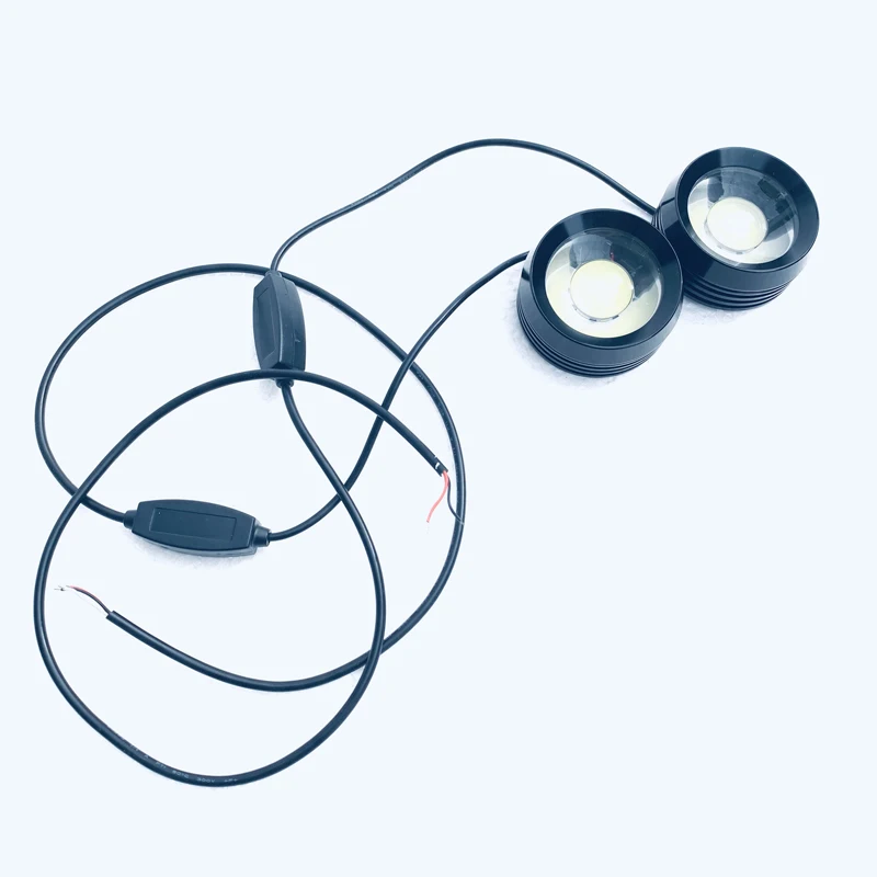 18 Вт светодиодный вспомогательный автомобильный светильник Круглый Сплав