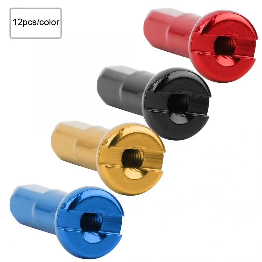 12 шт. спиц для велосипеда крышка из алюминиевого сплава горного спица защитная