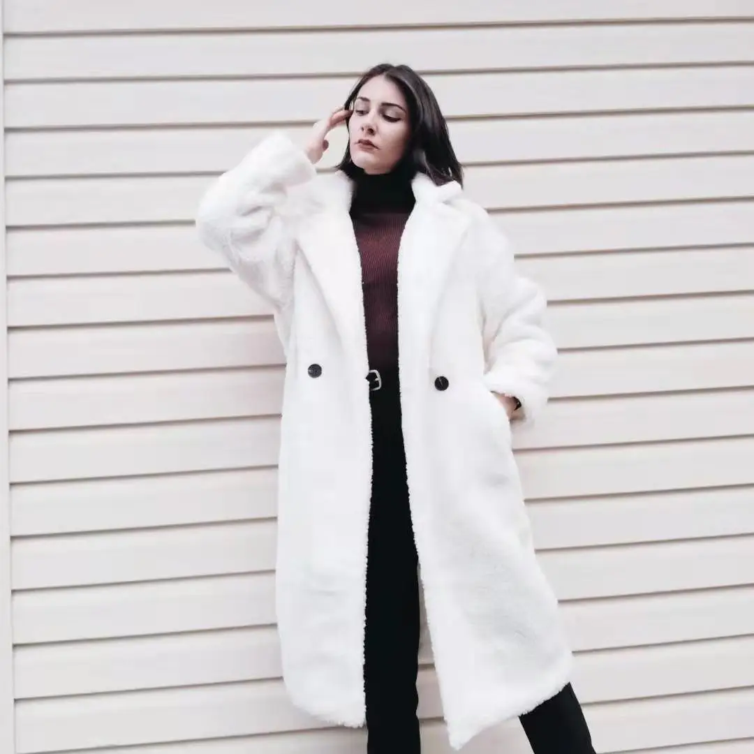 

Mid-length lapel warm all-match jacket