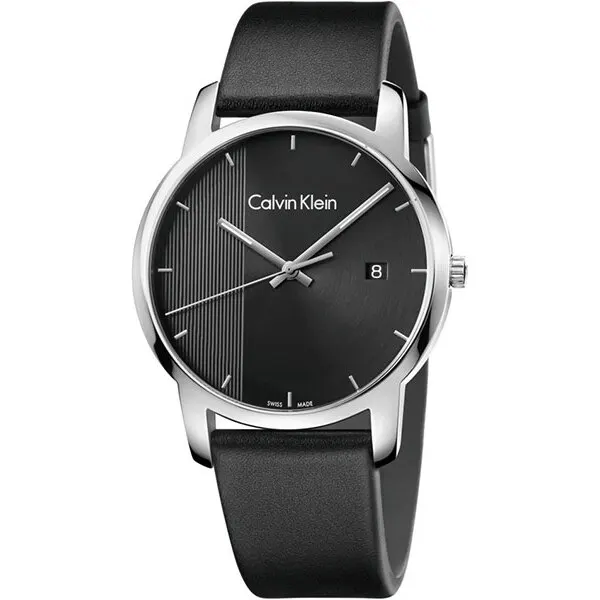 Calvin Klein K2G2G1.C1 Швейцарские наручные мужские часы CK в коллекции CITY | Наручные