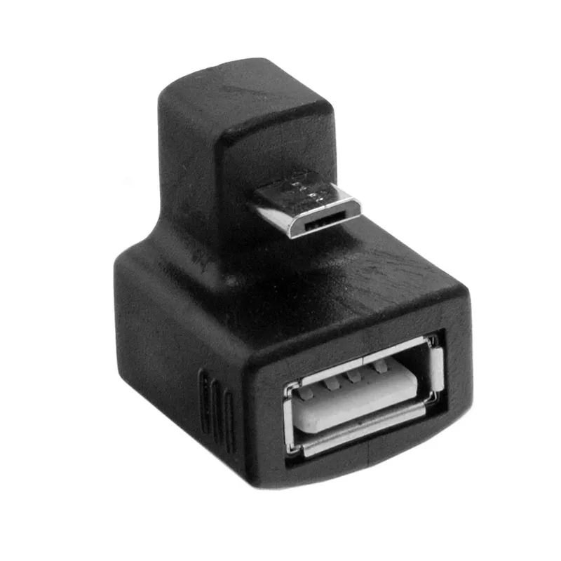 180 градусов вверх и вниз правый угловой 5 Pin Micro USB OTG к гнездовой Удлинительный
