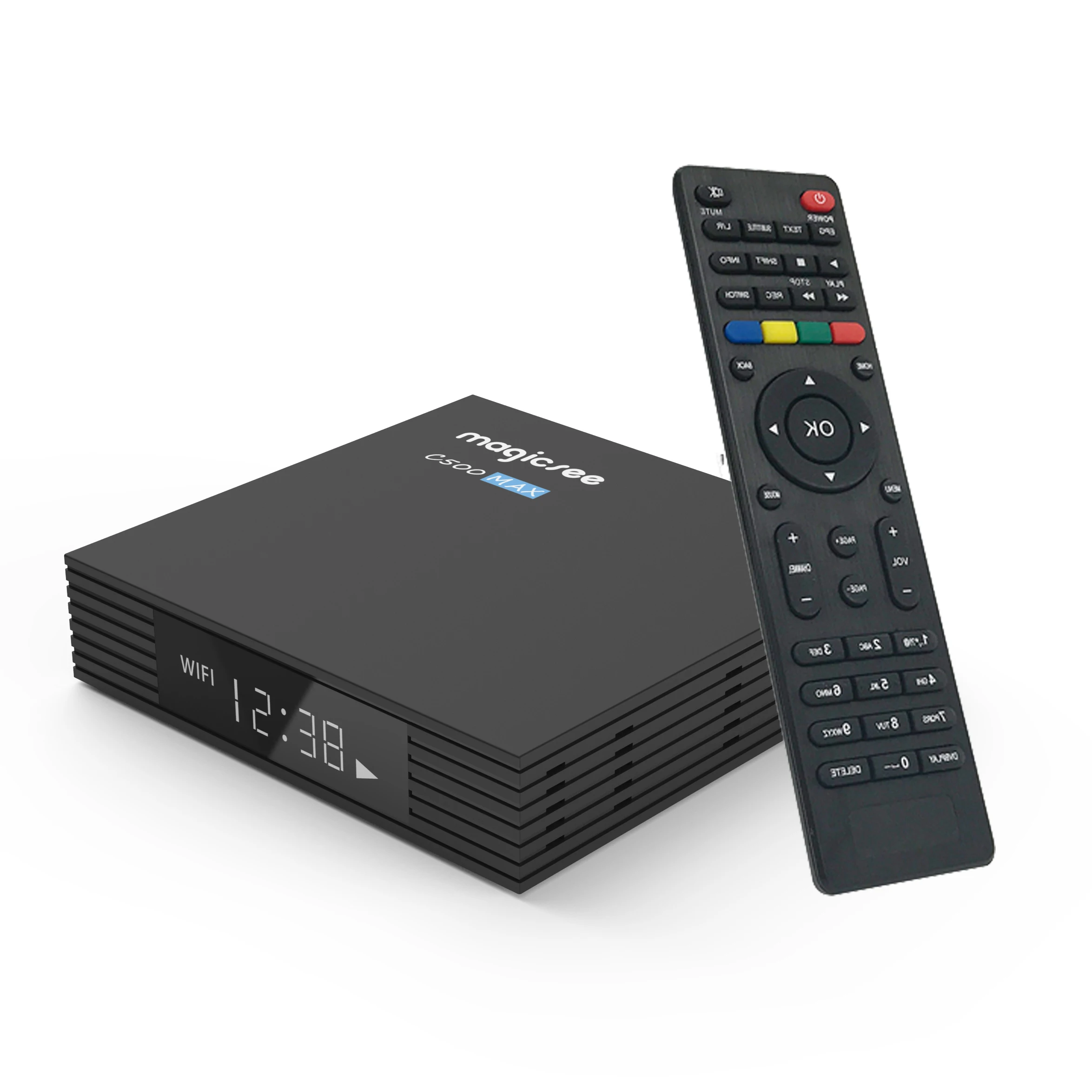 1 шт. DHL Magicsee C500 max 4K Android dvb s2 комбинированный гибридный STB Amlogic S905x3 android 9 0 OS