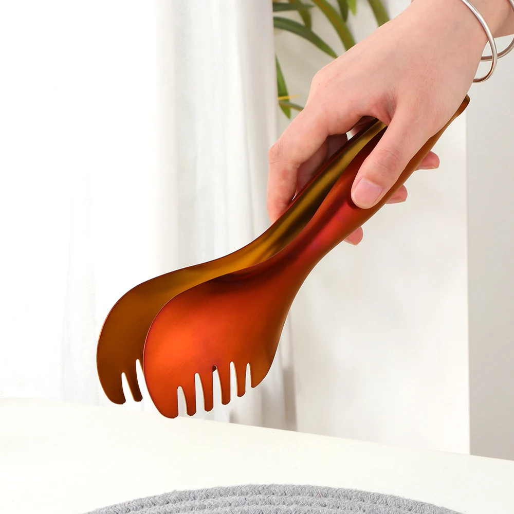 Креативные щипцы для пищи из нержавеющей стали зажимы говядины фрукты салат