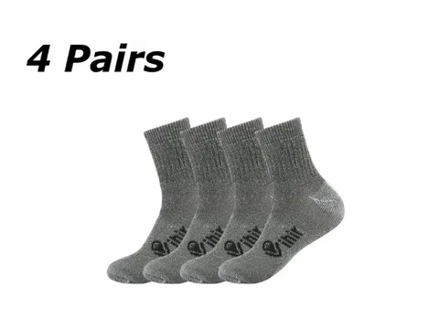4 пар/упак., мужские антимикробные термальные носки из 80% мериносовой шерсти