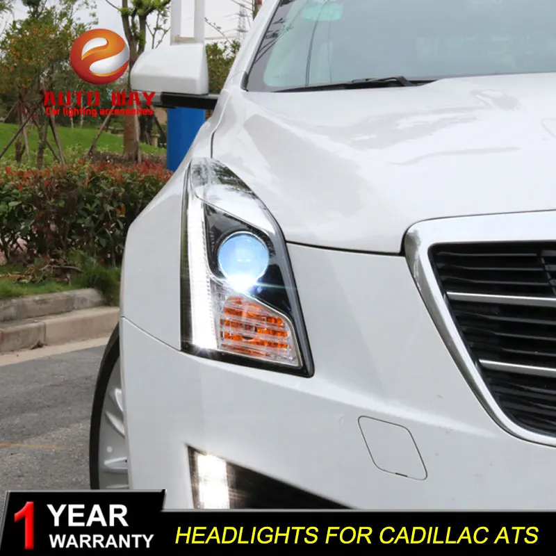 Чехол для стайлинга автомобиля Cadillac ATS 2014-2016 Автомобильные светодиодные фонари