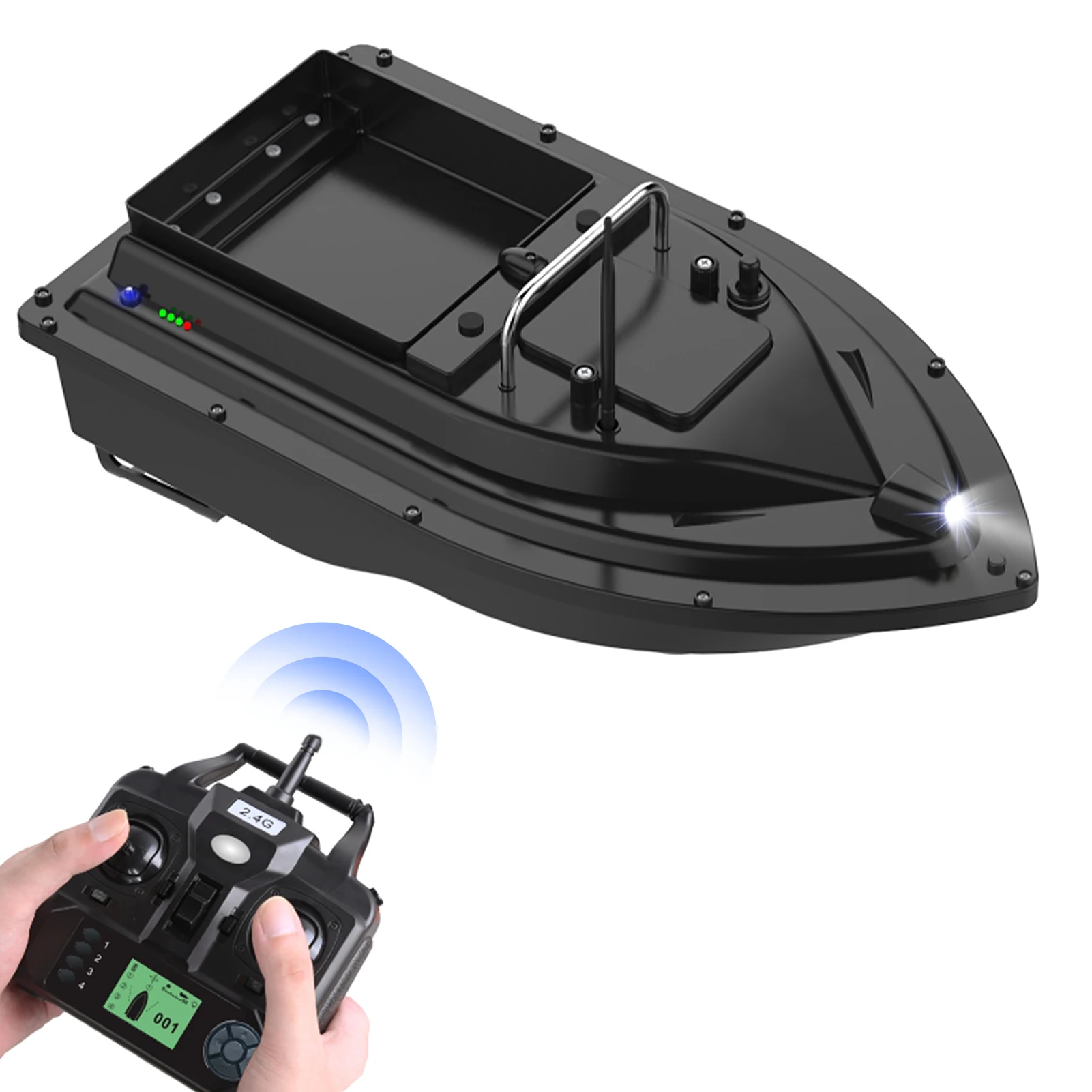 Лодка для рыбалки с GPS большим контейнером приманки лодка автоматической