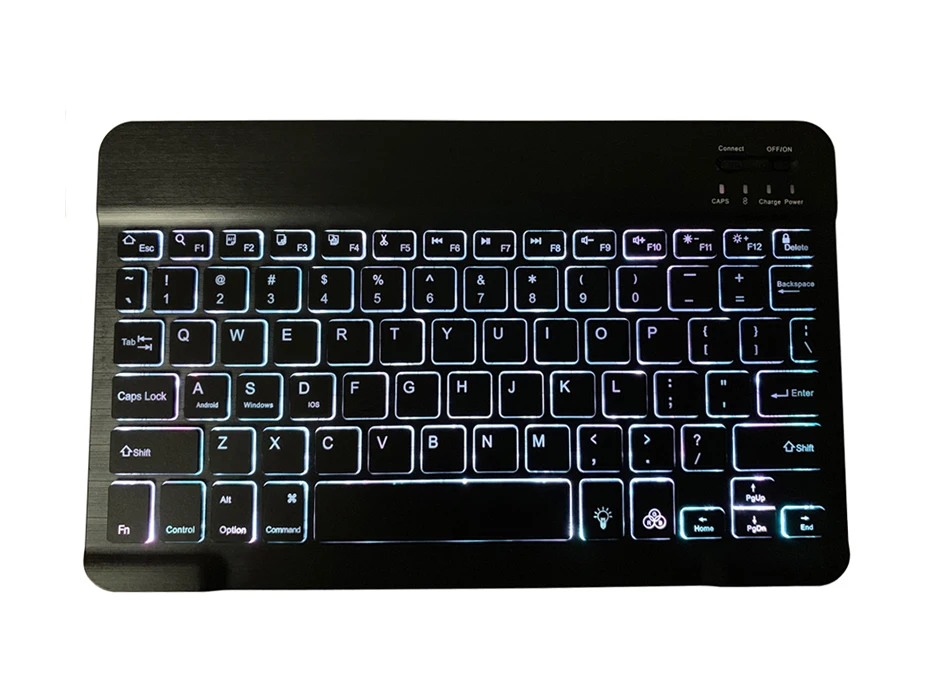 Универсальный светодиодный подсветкой Беспроводной покрытие клавиатуры Bluetooth для Samsung Galaxy Tab S6 10,5 T860 T865 клавиатура для планшетного компьютера