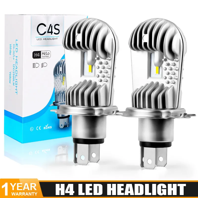 

H4 9003 Car LED Headlight Bulb High Low Beam HB2 50W 5000LM 6000K White Auto Car Light Motorcycle Headlamp Bulb 12V Super bright