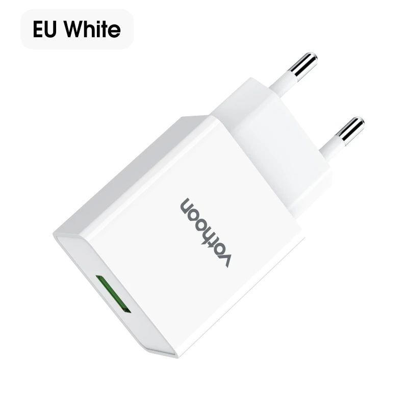 Vothoon 18 Вт Quick Charge 3,0 USB зарядное устройство для samsung S9 Xiaomi huawei QC 3,0 быстрое зарядное устройство для путешествий настенное зарядное устройство для мобильного телефона ЕС