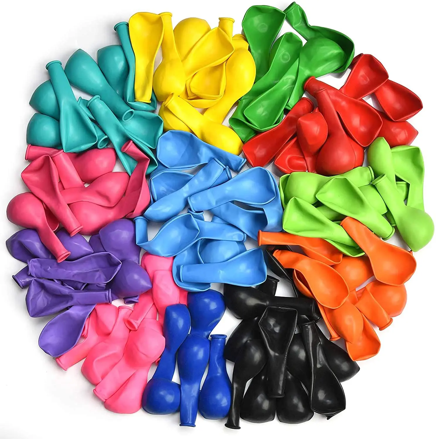 

Party Balloons 12 Inches Premium Assorted Colorful Balloons Bulk Pack of Strong Latex Balloons Birthday Party Christmas Decor
