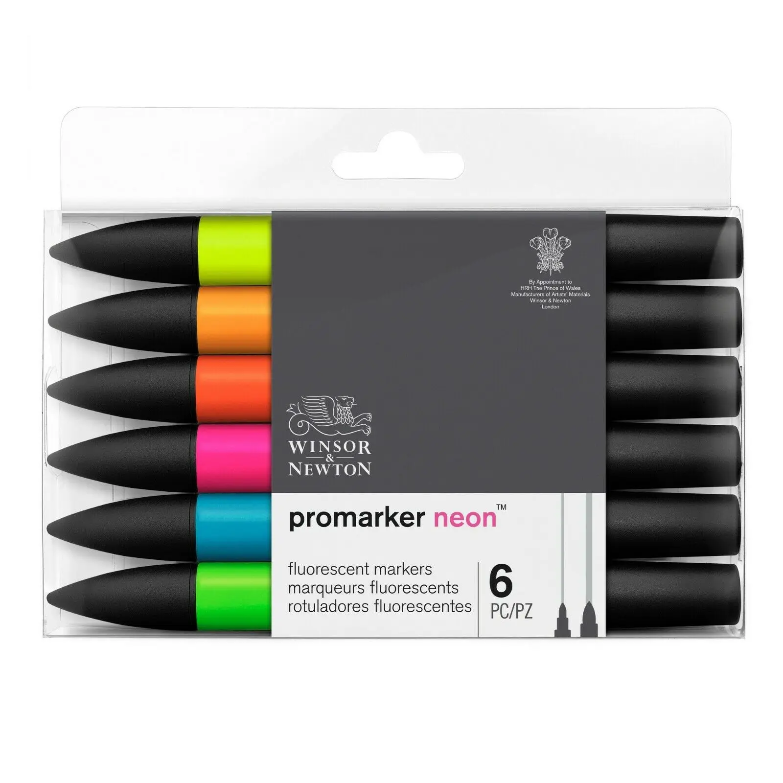 Фото Маркеры Winsor & Newton Promarkers с двойным наконечником 6 цветов и 12 цветов|artist brush pen|brush