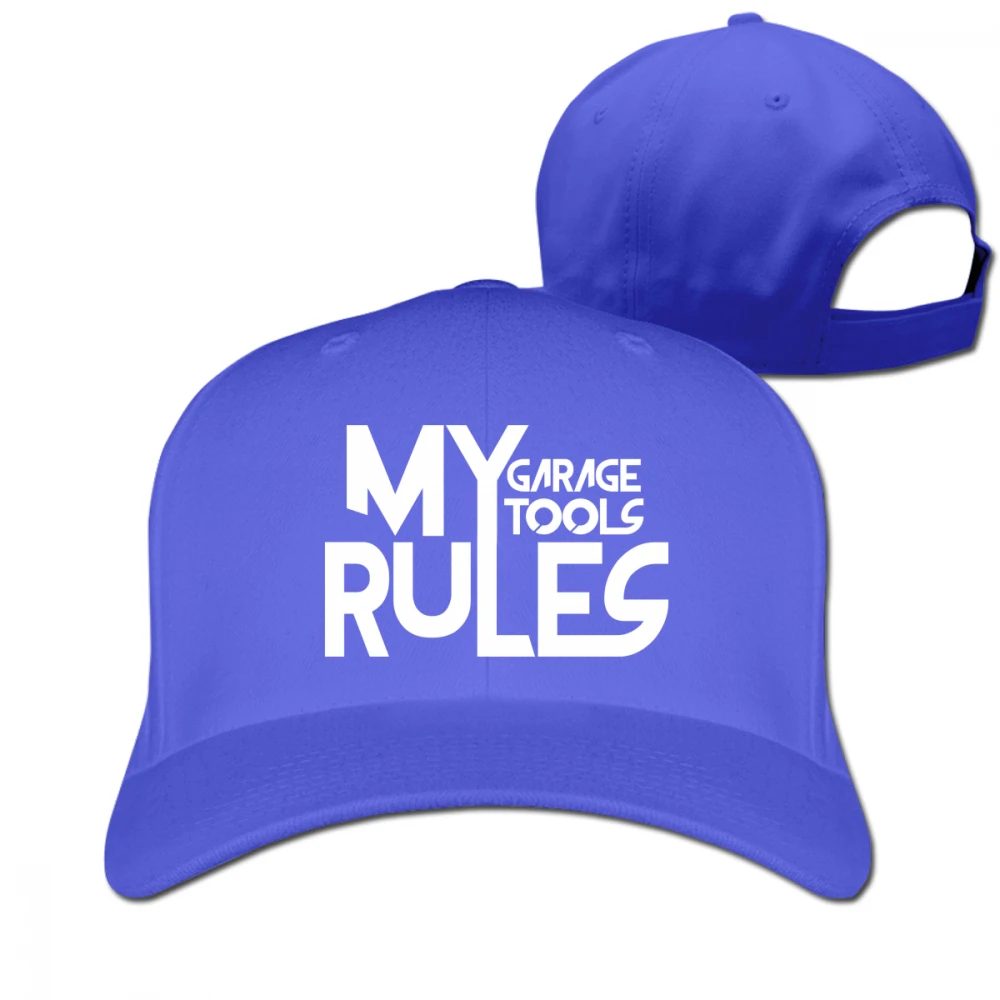 Мой гараж мои инструменты правила черные унисекс Мужские Женские Truker кепки