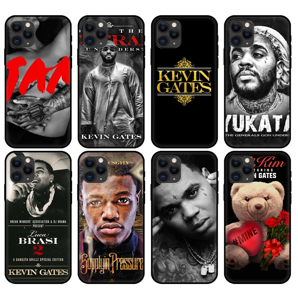 black tpu case for iphone 5 5s se 6 6s 7 8 plus x 10 cover for iphone xr xs 11 pro max case kevin gates free global shipping