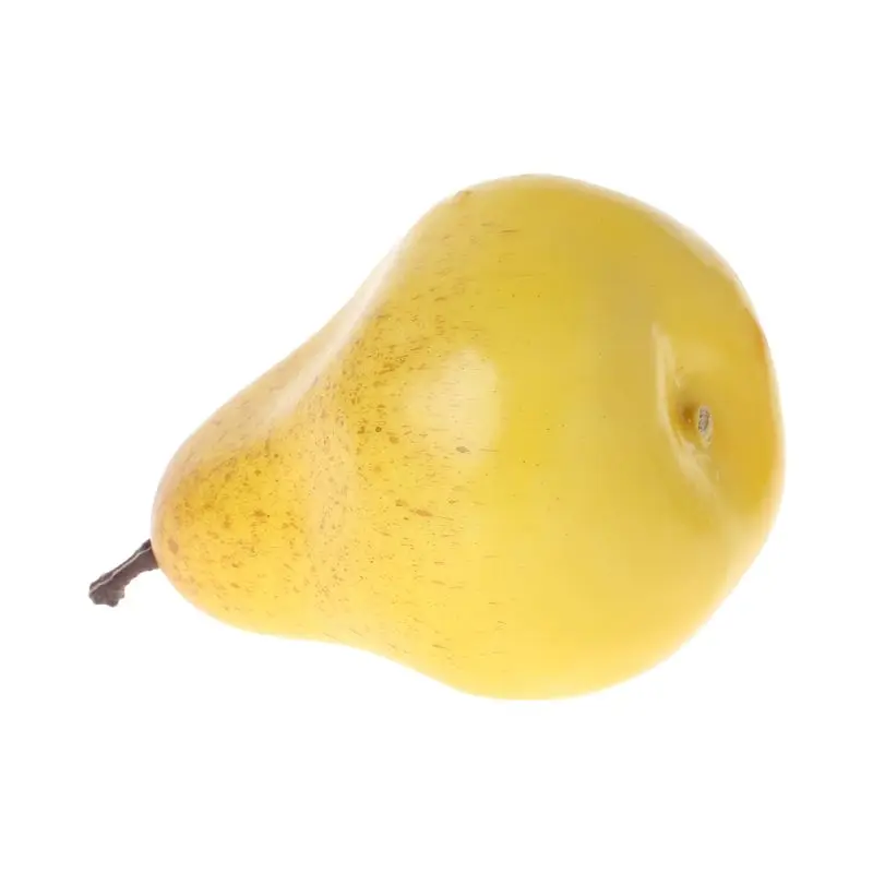 

Realistic Lifelike Simulation Artificial Fruit Pear Kitchen Fake Display Food Home Decoration 85LA