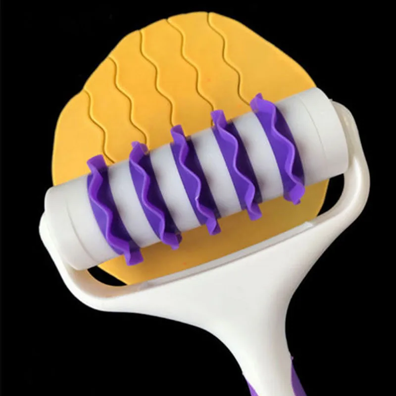 DIY помадка лента резак инструмент для сахарного ремесла торт Скалка тиснение в
