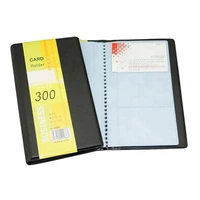 300 slot business card holder case leather id credit card holder large capacity bank cardholder card book organizer collection