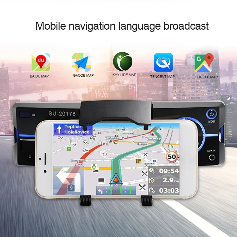 Автомобильный радиоприемник 12 в Bluetooth, автомобильный стерео In-dash 1 Din, FM, Aux вход, поддержка Mp3/MP4, USB, MMC, WMA, AUX IN, TF, автомобильный радиоприемник, Авторадио плеер